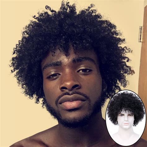 male short black wig